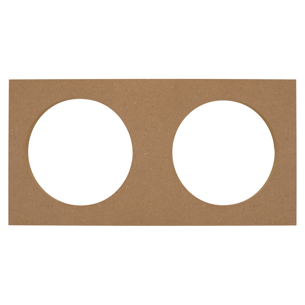 MDF-Montageplatte, 2x6.5 Zoll