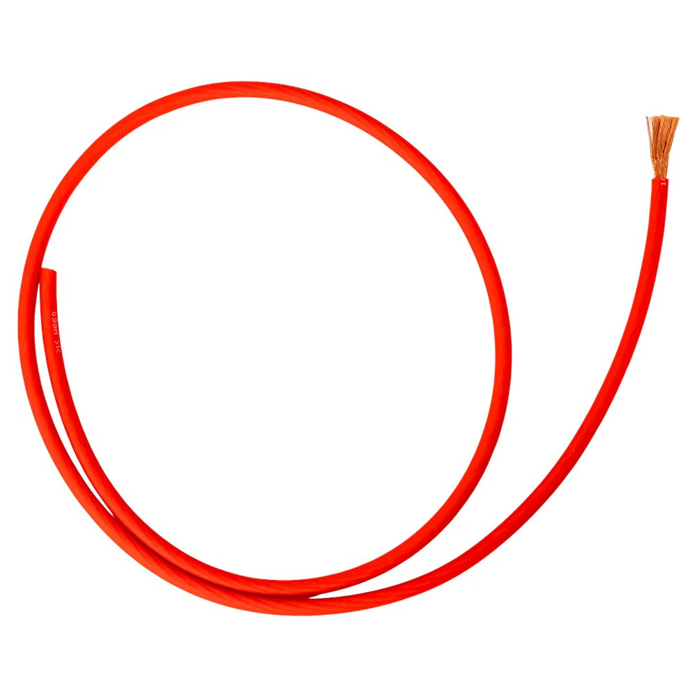 Auto-Connect rotes Stromkabel OFC 10.2mm², Meterware