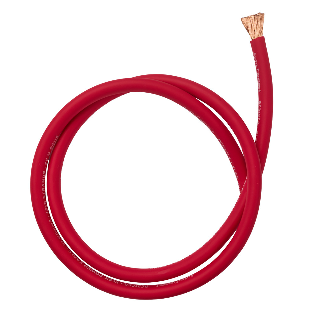 Auto-Connect rotes Stromkabel CCA 21.6mm², Meterware