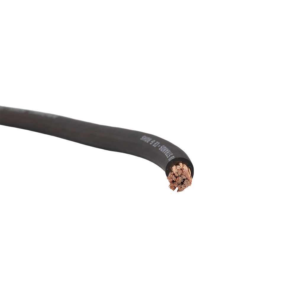 Auto-Connect schwarzes Stromkabel OFC 21.6mm², Meterware