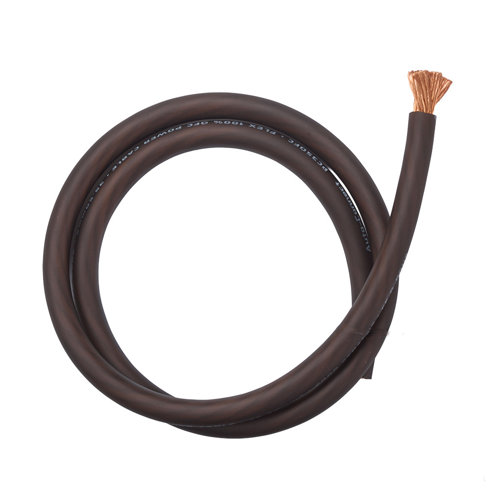 Auto-Connect schwarzes Stromkabel OFC 35.5mm², Meterware