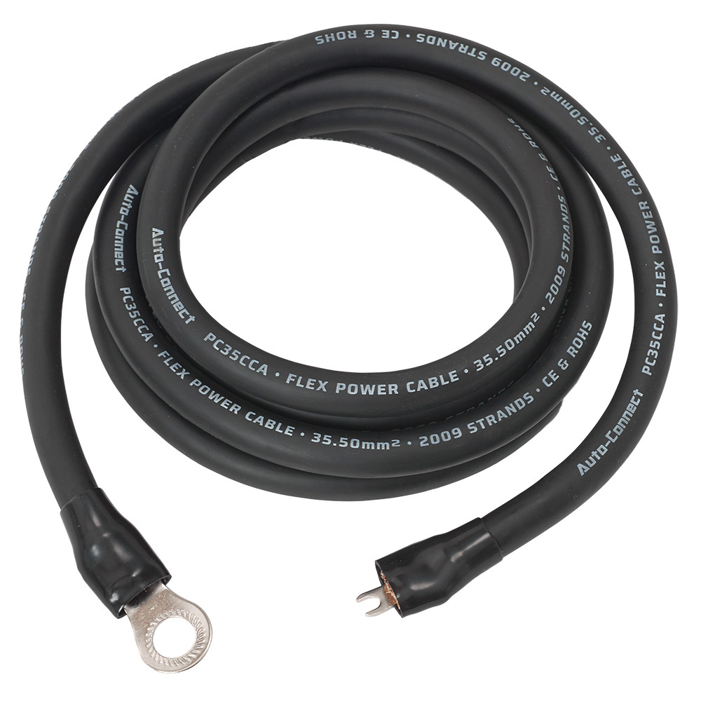 Auto-Connect 2,5 Meter Stromkabel CCA 35,5 mm², schwarz