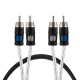 Auto-Connect 2-Kanal Low-Level-Kabel 1 Meter, Level 3 Auto-Connect 2-Kanal Low-Level-Kabel 1 Meter, Level 3