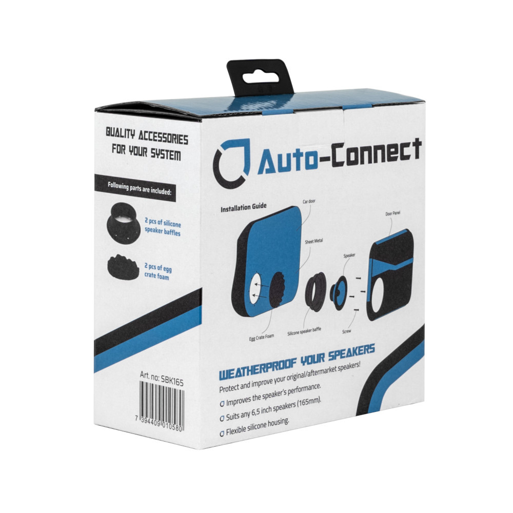 Auto-Connect Silicone Baffle Kit 6.5 Zoll