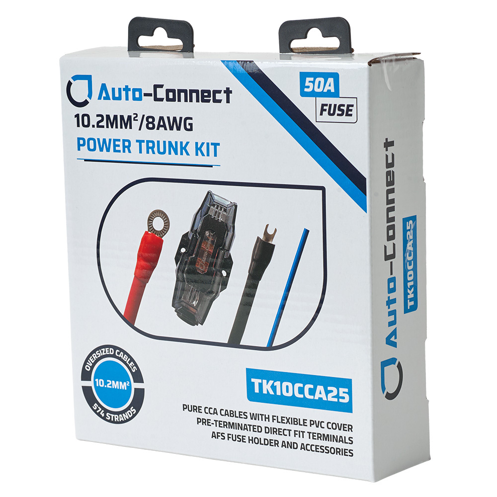 Auto-Connect CCA Trunk Kabelkit 10mm², 2.5 Meter