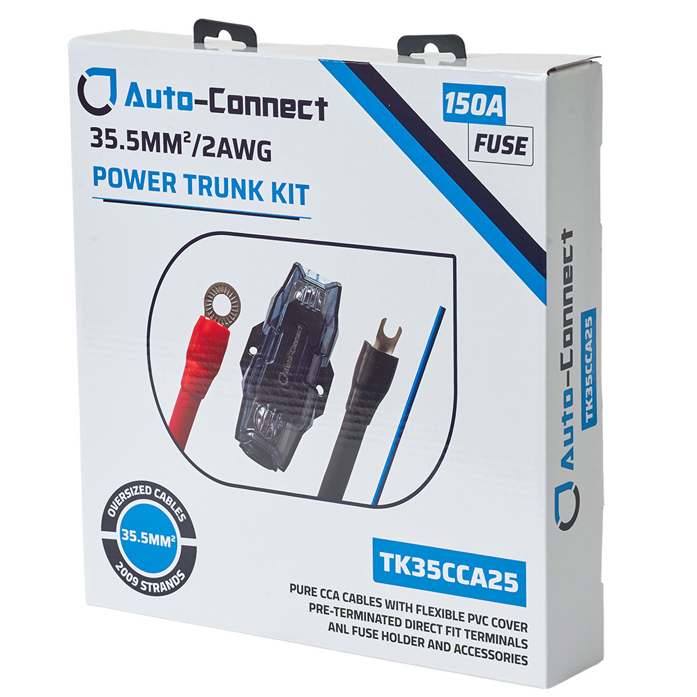 Auto-Connect CCA Trunk Kabelkit 35mm², 2.5 Meter