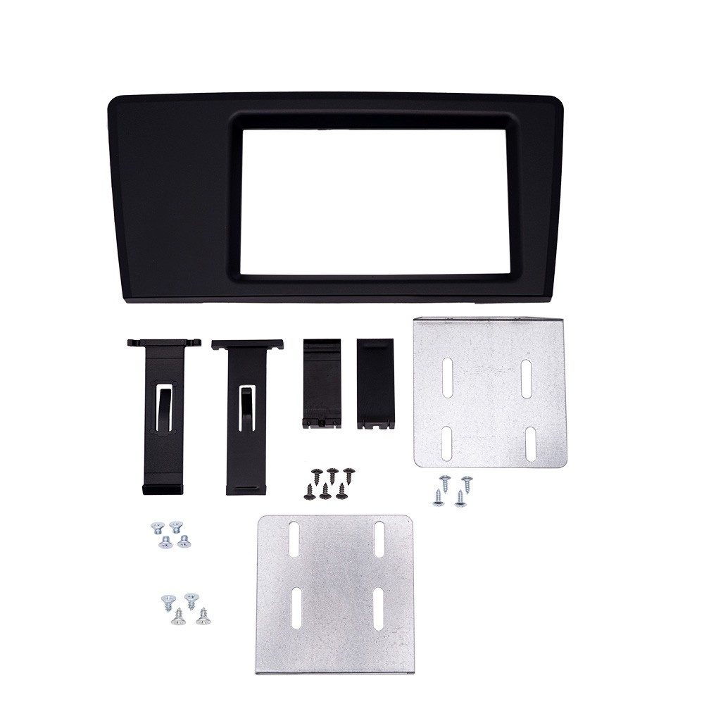 2-DIN-Montagerahmen für Volvo V70/S60 2000-2004, schwarz