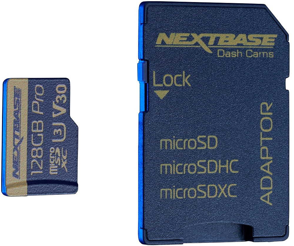 NextBase 128GB U3 Micro-SD-Karte mit Adapter