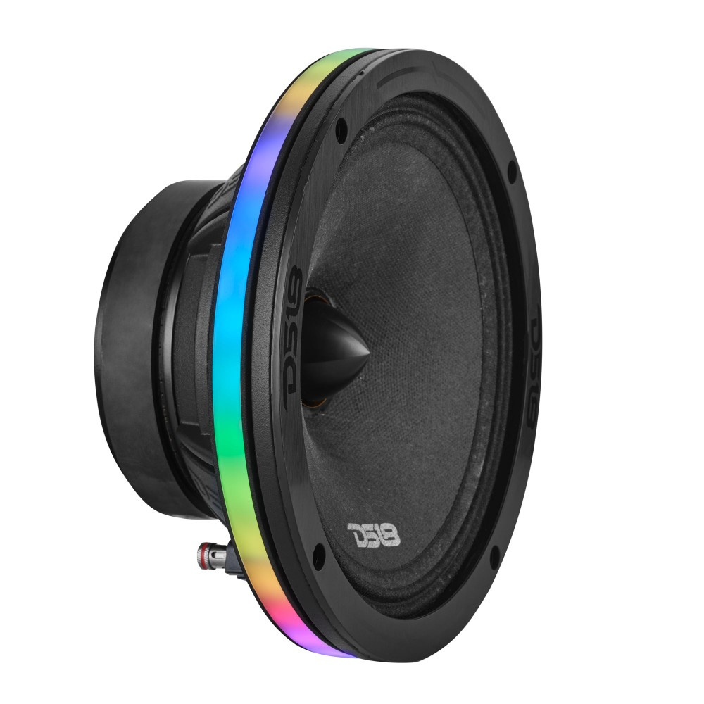 DS18 DLRING8, 8-Zoll digitaler RGB-LED-Ring für Lautsprecher/Subwoofer