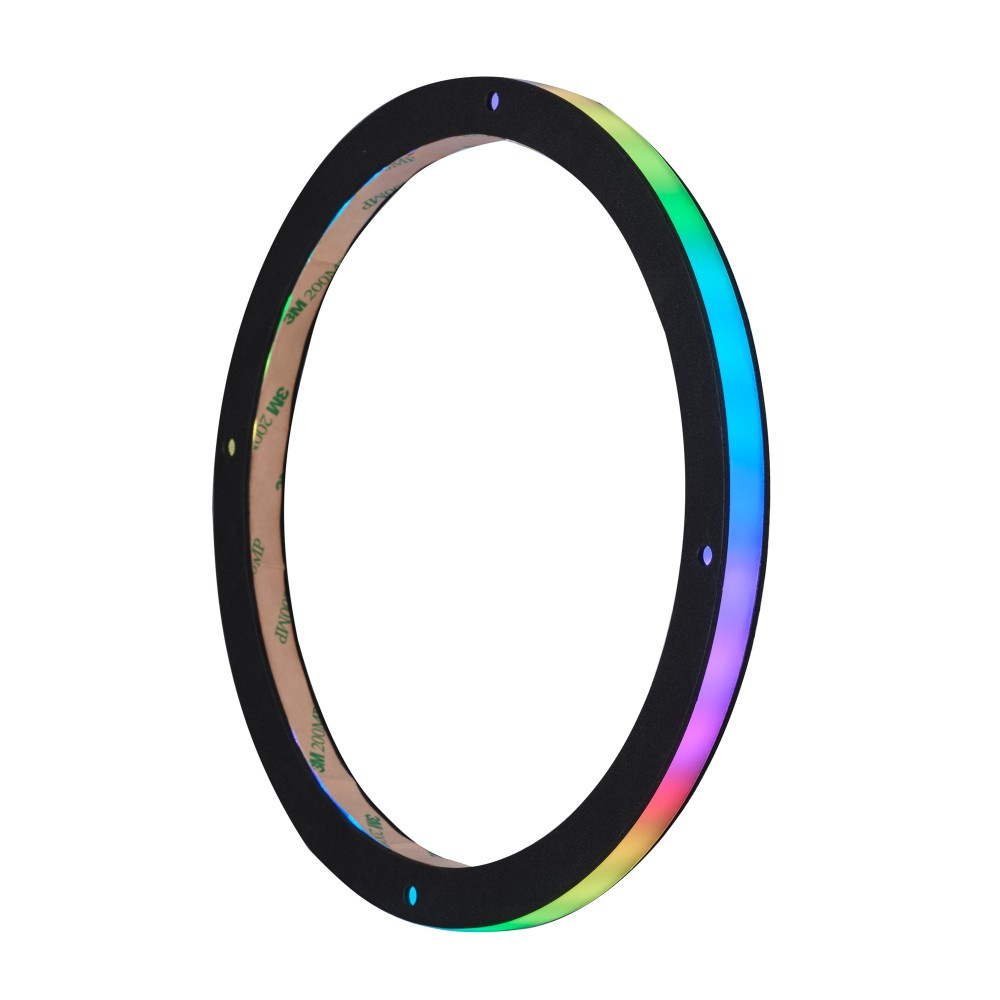 DS18 DLRING8, 8-Zoll digitaler RGB-LED-Ring für Lautsprecher/Subwoofer