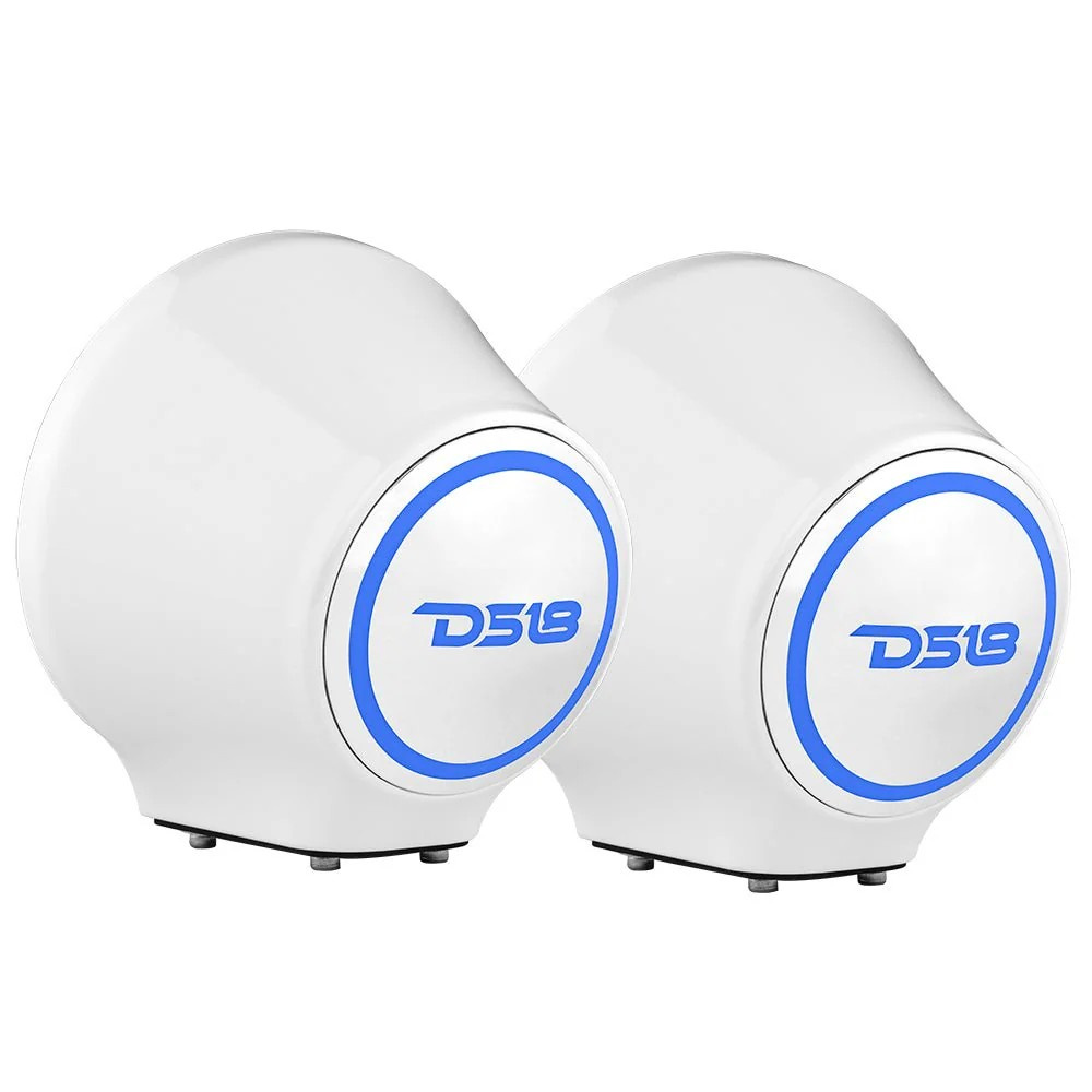 DS18 EN-JS6/WH, weiße 6,5-Zoll-Lautsprecherpods mit RGB