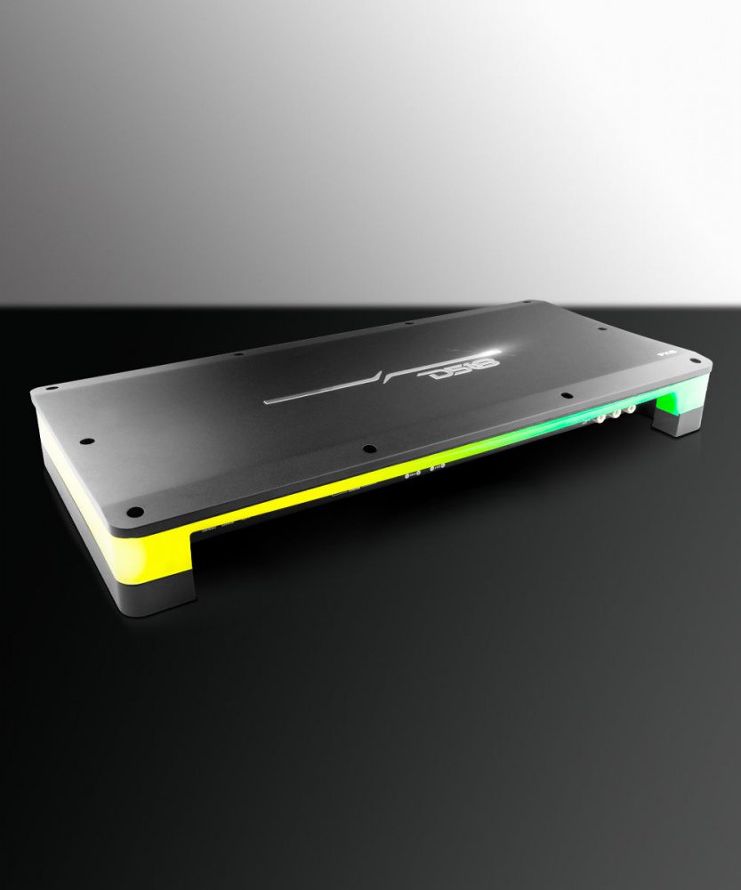 DS18 FX6, 6-Kanal-Verstärker mit LED und mehreren Einbaumöglichkeiten