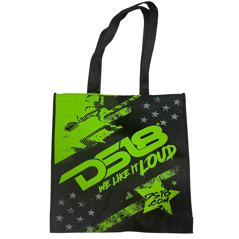 DS18 Stofftasche, rosa/blau/grün