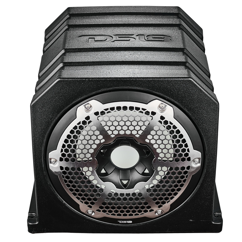 DS18 NXL-10SUBLD/BK, 10-Zoll-Marine-Bassgehäuse mit RGB-LED-Beleuchtung, schwarz