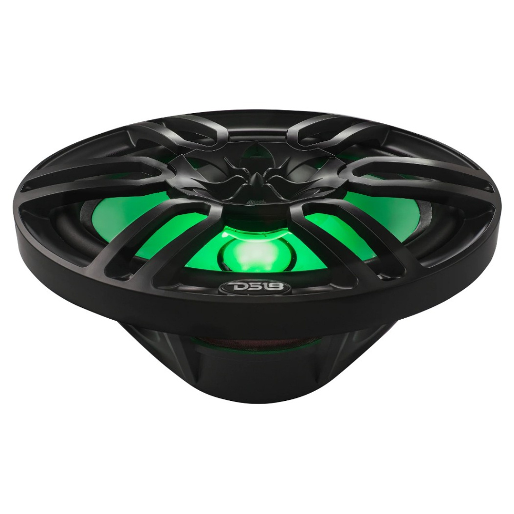 DS18 NXL-69/BK, schwarze 6x9-Zoll-Marine-Lautsprecher mit LED, Paar