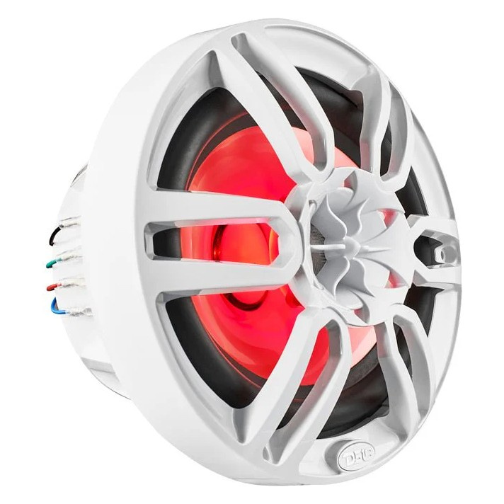 DS18 NXL-69/WH, weiße 6x9-Zoll Marine-Lautsprecher mit LED, Paar