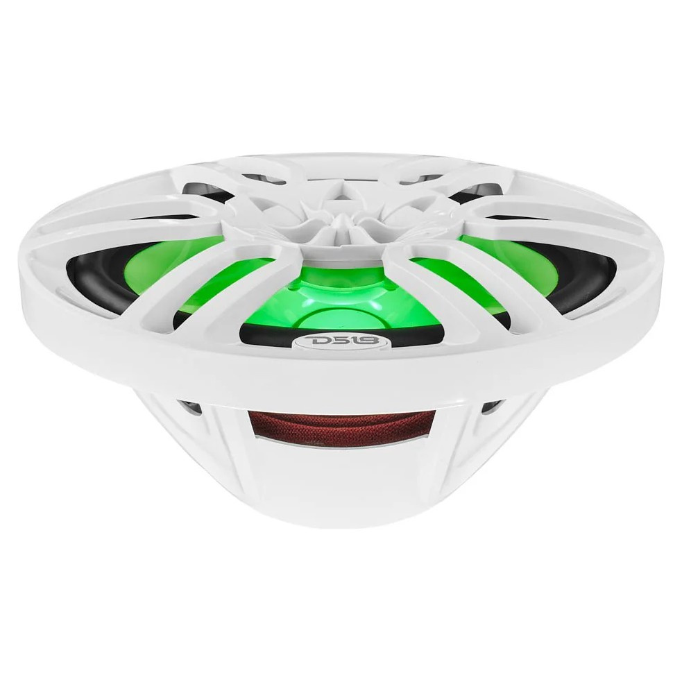 DS18 NXL-69/WH, weiße 6x9-Zoll Marine-Lautsprecher mit LED, Paar