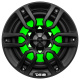 DS18 NXL-6, schwarze 6,5-Zoll-Marine-Lautsprecher mit LED, Paar DS18 NXL-6, schwarze 6,5-Zoll-Marine-Lautsprecher mit LED, Paar