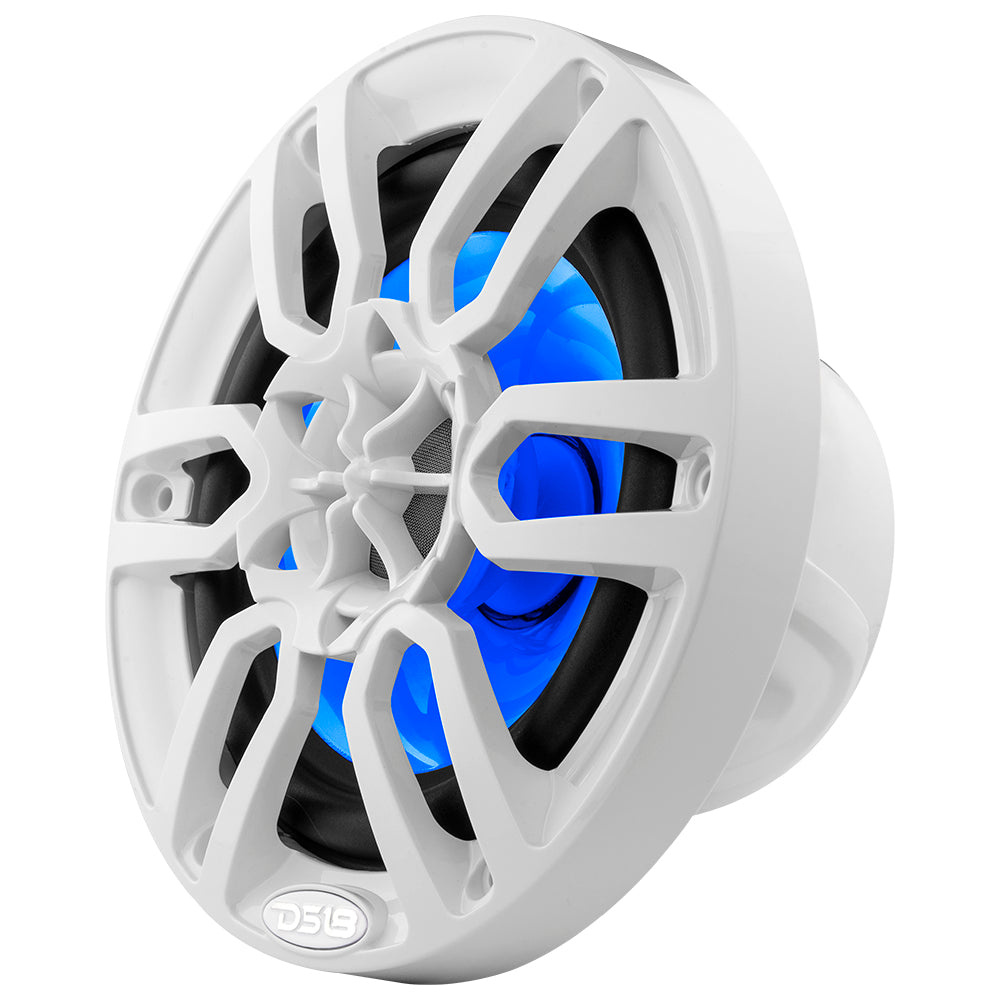 DS18 NXL-6, weiße 6,5-Zoll-Marine-Lautsprecher mit LED, Paar