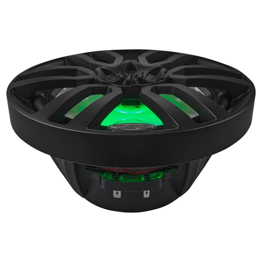 DS18 NXL-8/BK, schwarze 8-Zoll-Marine-Lautsprecher mit LED, Paar