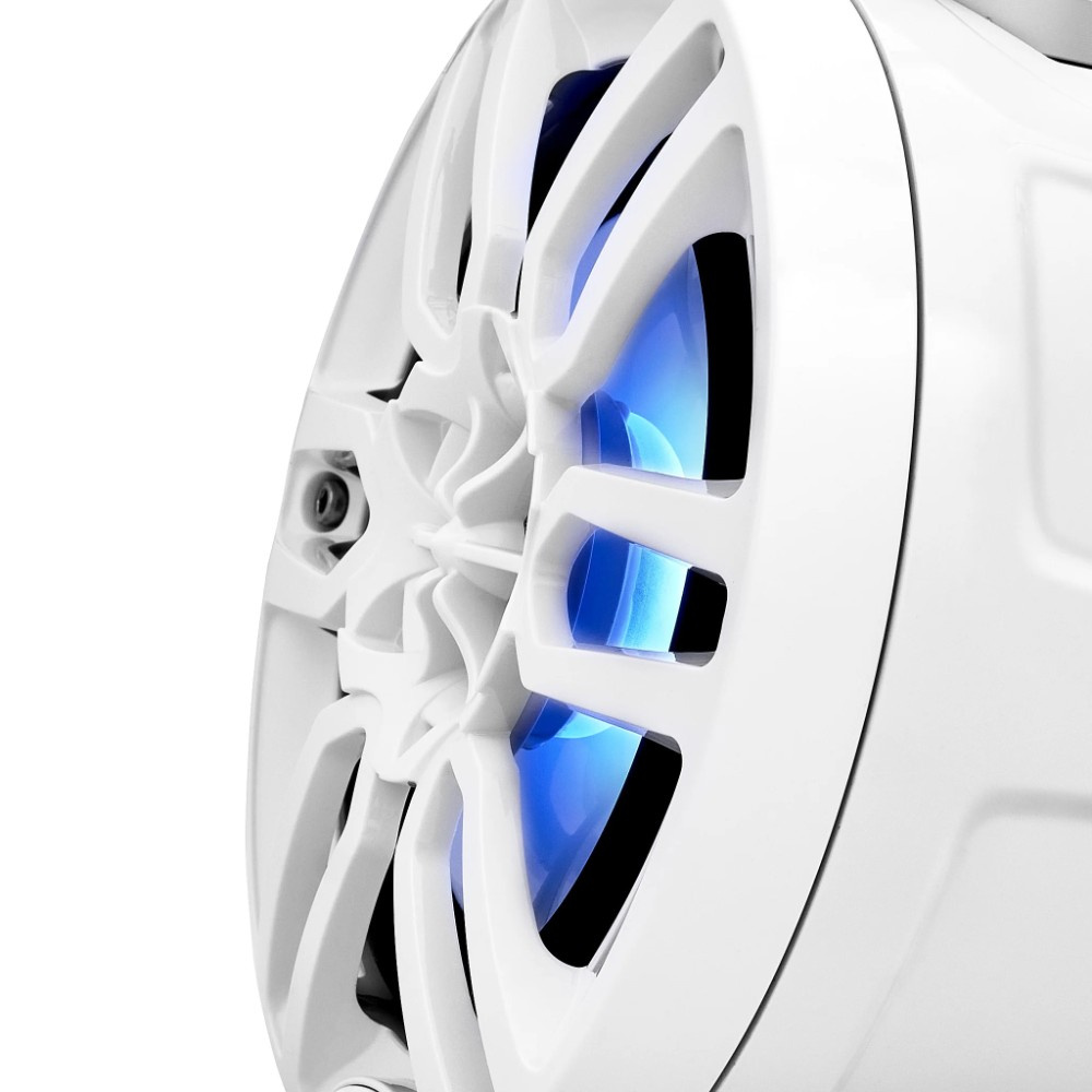 DS18 NXL-PS6W, weiße 6,5-Zoll-Marine-Lautsprecher in Pods mit LED, Paar