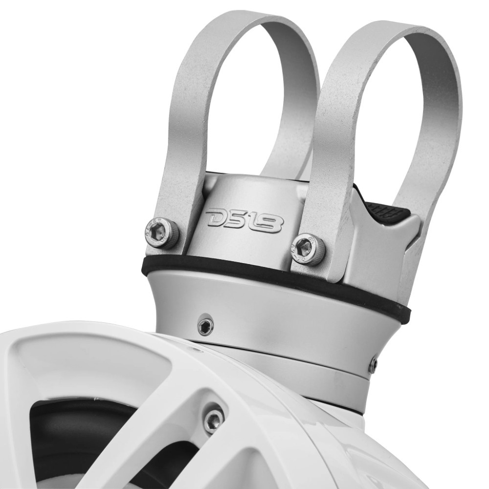 DS18 NXL-PS6W, weiße 6,5-Zoll-Marine-Lautsprecher in Pods mit LED, Paar