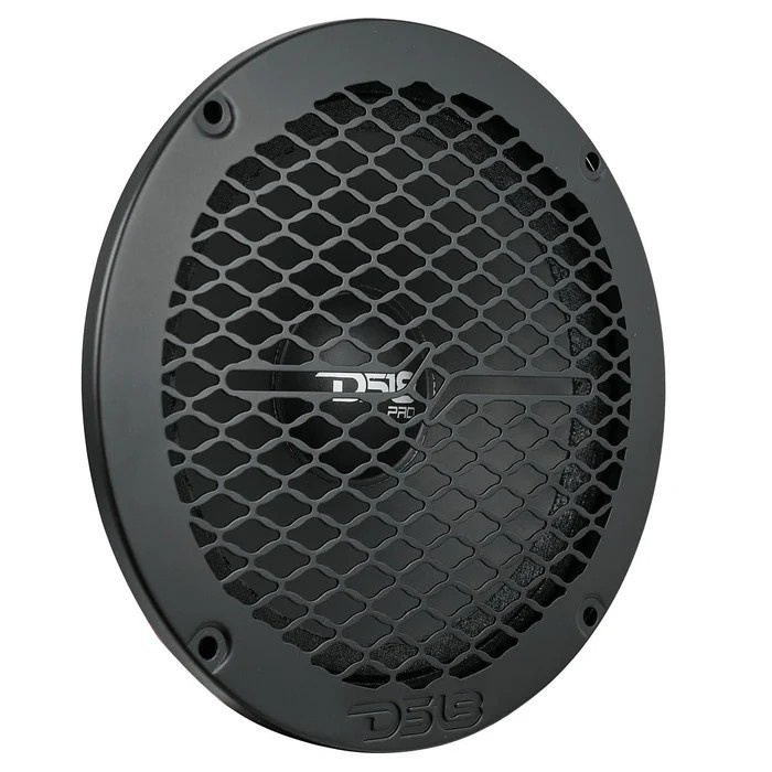 DS18 PRO-GRILL6MS/BK, schlankes 6,5-Zoll-Lautsprechergitter aus Metall, schwarz