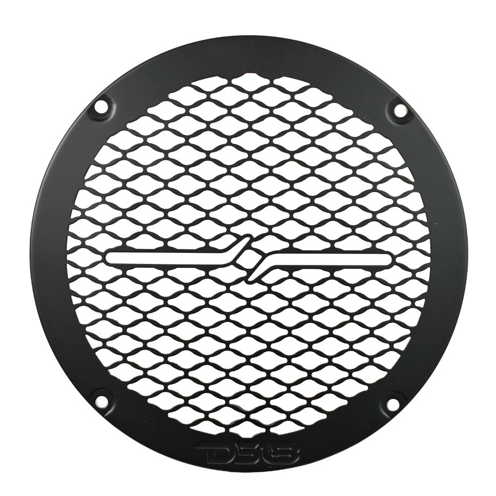 DS18 PRO-GRILL6MS/BK, schlankes 6,5-Zoll-Lautsprechergitter aus Metall, schwarz