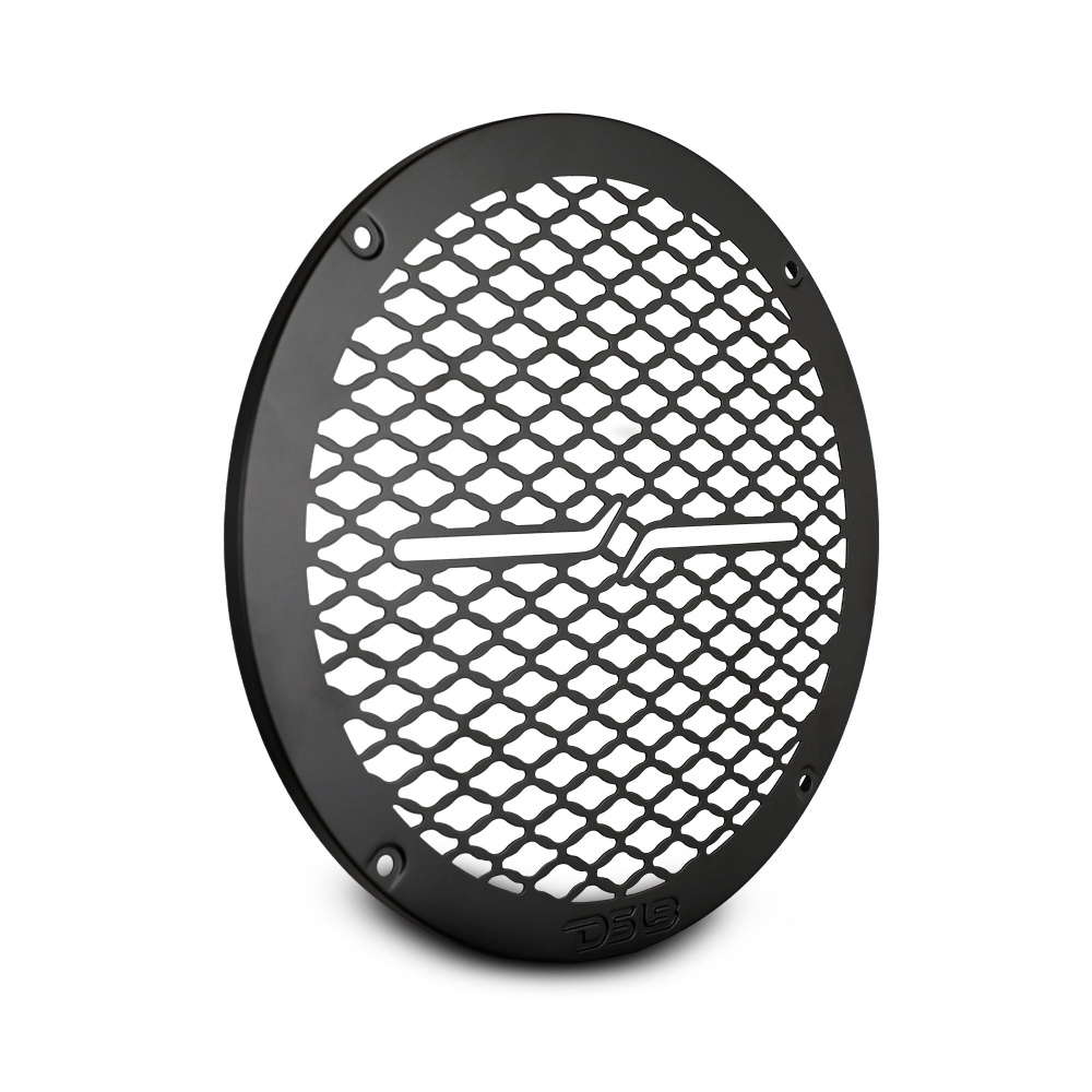 DS18 PRO-GRILL8MS/BK, schlankes 8-Zoll-Lautsprechergitter aus Metall, schwarz