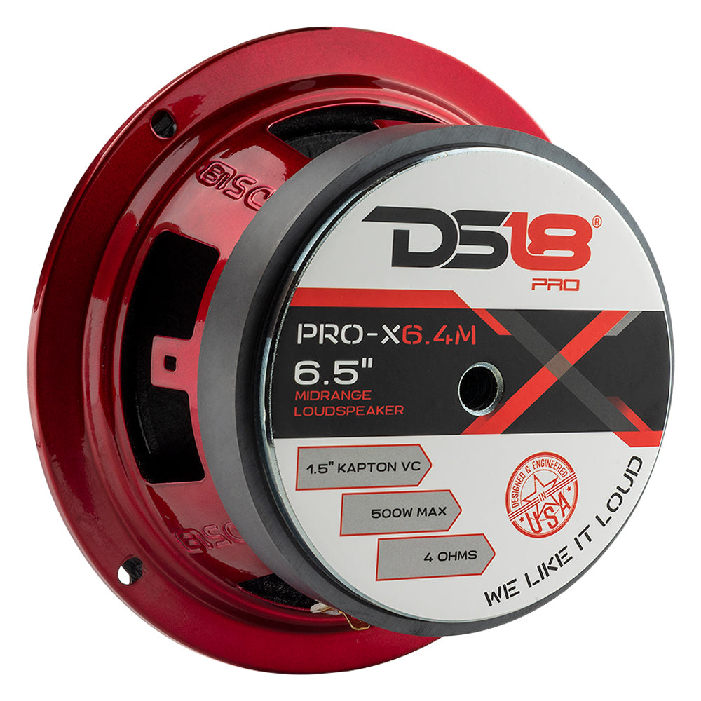 DS18 PRO-X6.4M, 6,5-Zoll-Midbass, Stück