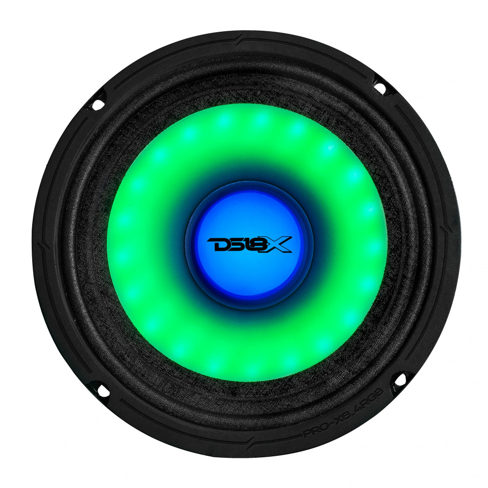 DS18 PRO-X6.4RGB, 6,5-Zoll-Midbass mit RGB-LED-Beleuchtung, Stück