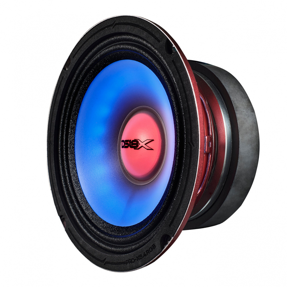 DS18 PRO-X6.4RGB, 6,5-Zoll-Midbass mit RGB-LED-Beleuchtung, Stück