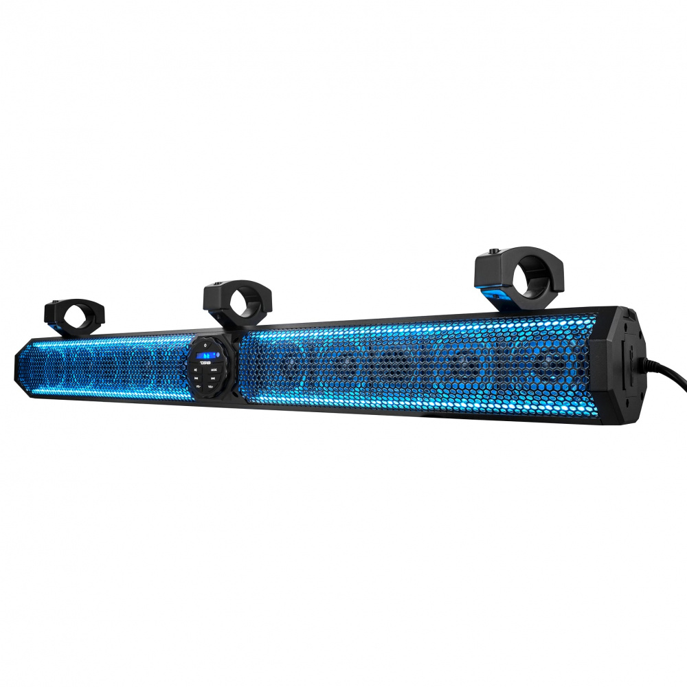 DS18 SB37BTXRGB, 37-Zoll-wetterfeste Soundbar mit Bluetooth, USB und RGB