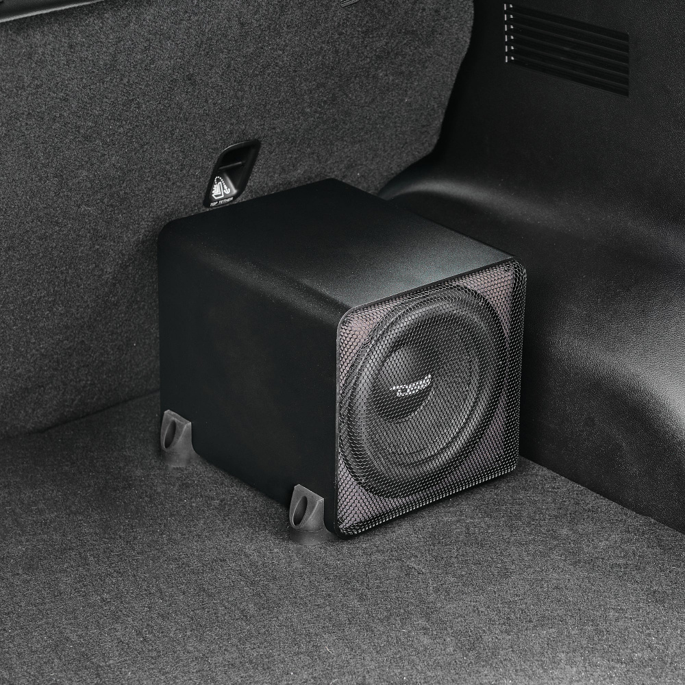 DS18 SQ82A, aktiver 8-Zoll-Subwoofer und Passivmembran