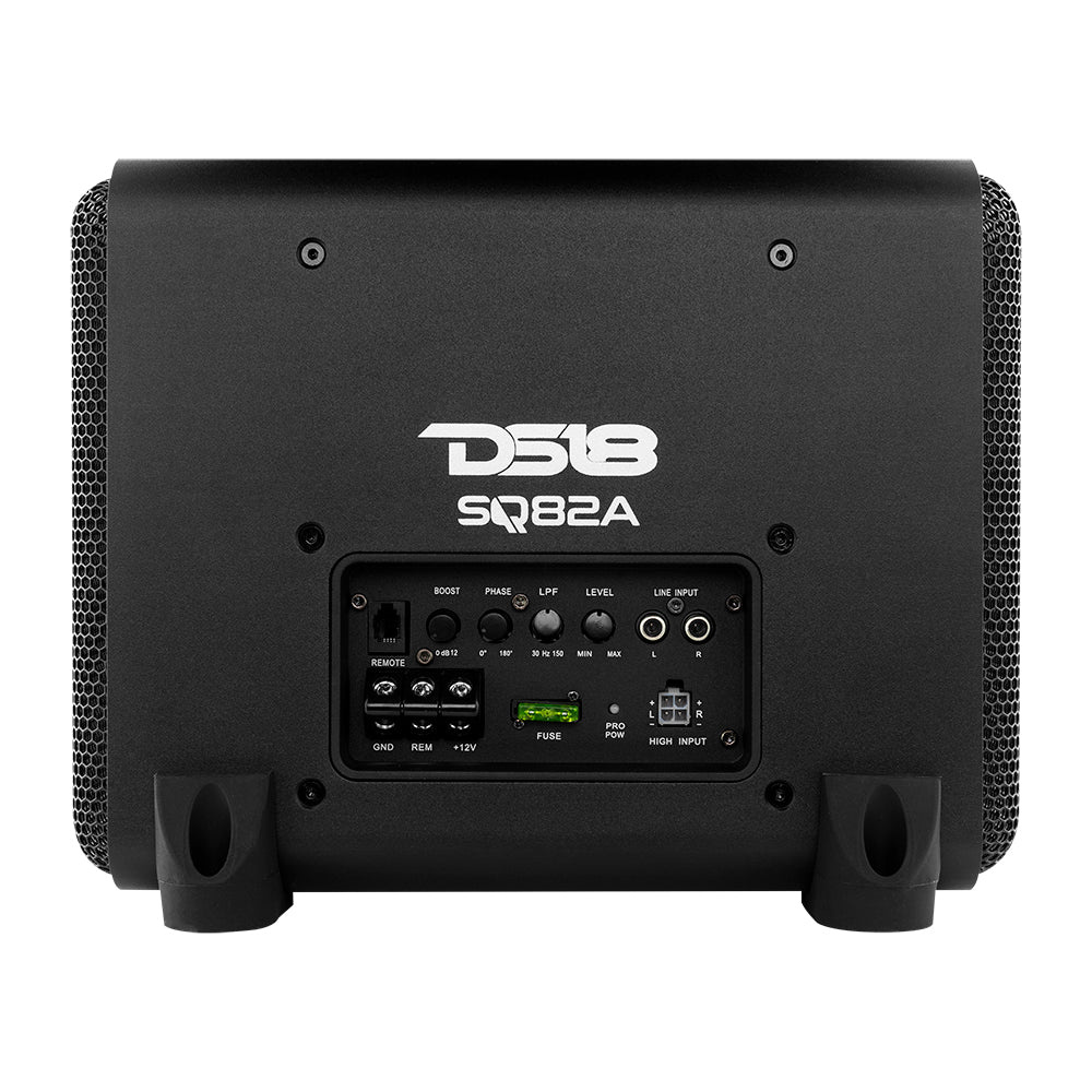 DS18 SQ82A, aktiver 8-Zoll-Subwoofer und Passivmembran