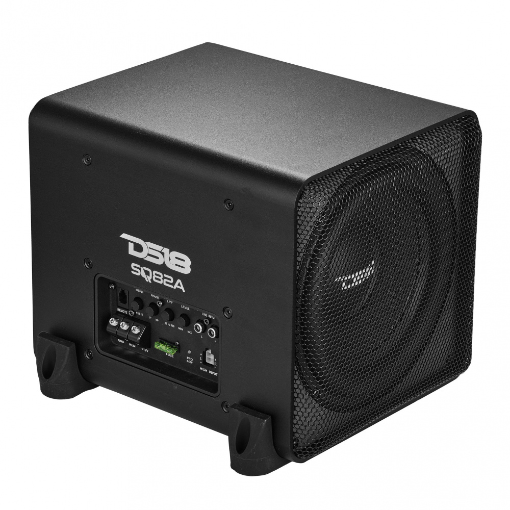 DS18 SQ82A, aktiver 8-Zoll-Subwoofer und Passivmembran