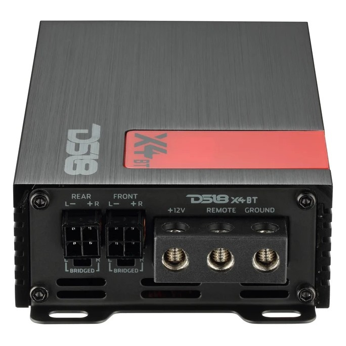 DS18 X4BT, kompakter 4-Kanal-Endstufe mit Bluetooth