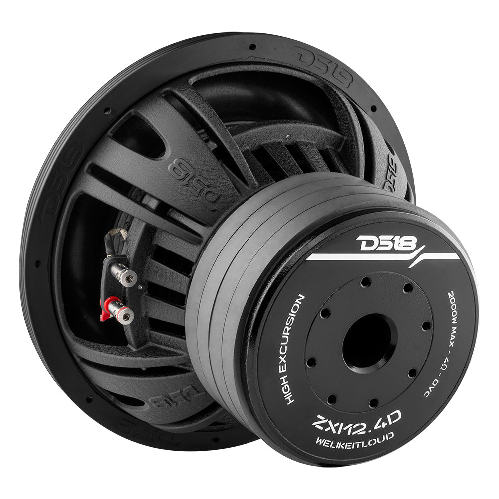 DS18 ZXI12.4D, 12-Zoll-Tieftöner mit langem Hub