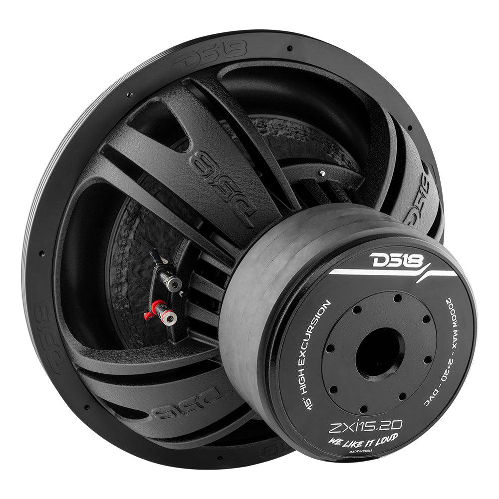 DS18 ZXI15.2D, 15-Zoll-Tieftöner mit langem Hub