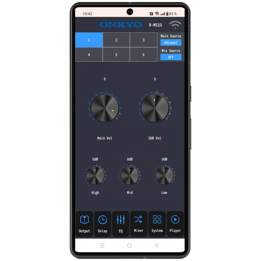 Onkyo R-MS10, 6-Kanal-DSP mit integriertem Verstärker und Bluetooth