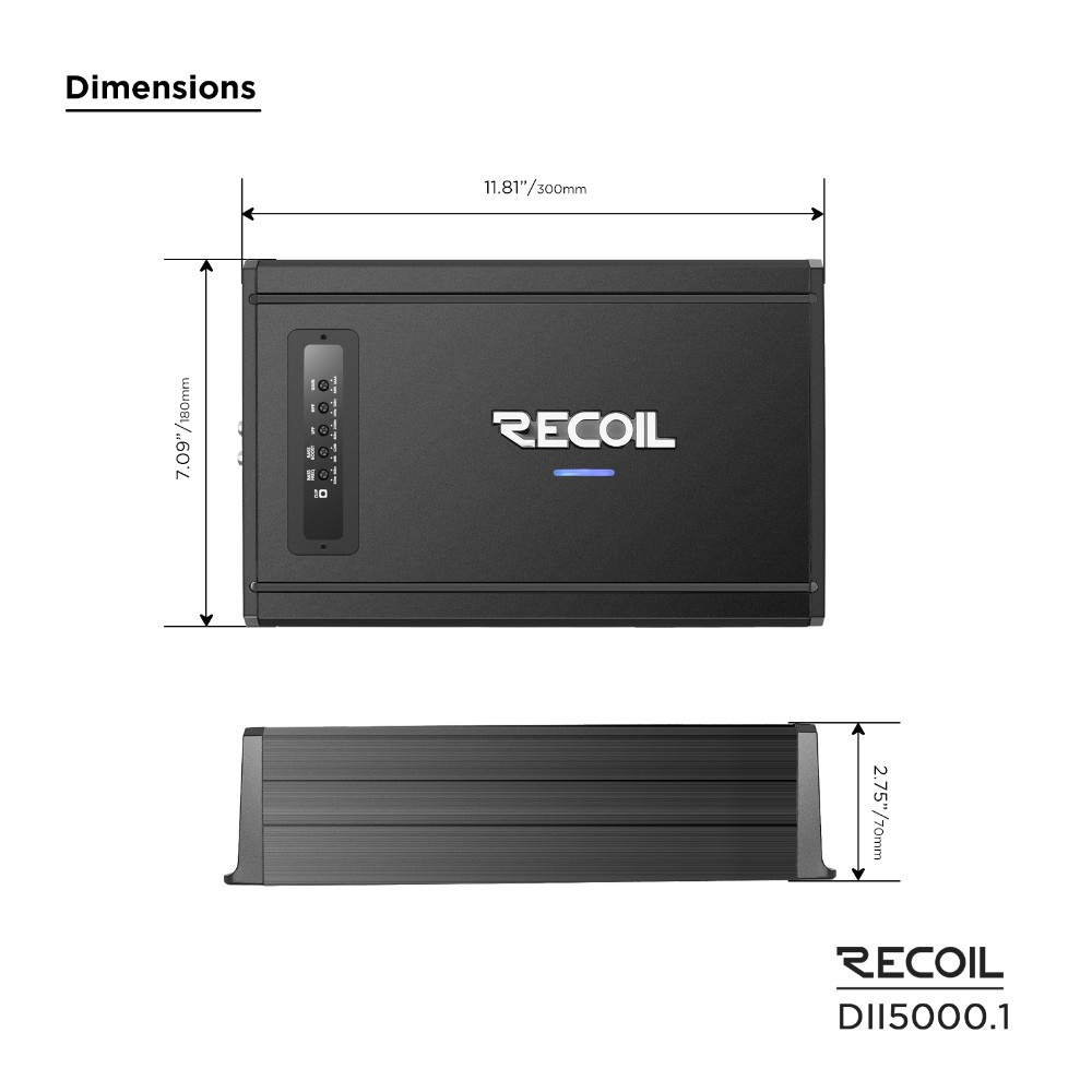Recoil DII 5000.1, Monoblock