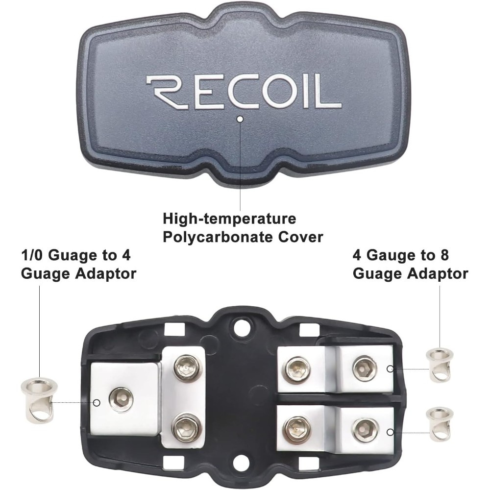 Recoil MFH12 Mini-ANL-Sicherungshalter 1x50mm² bis 2x20mm²