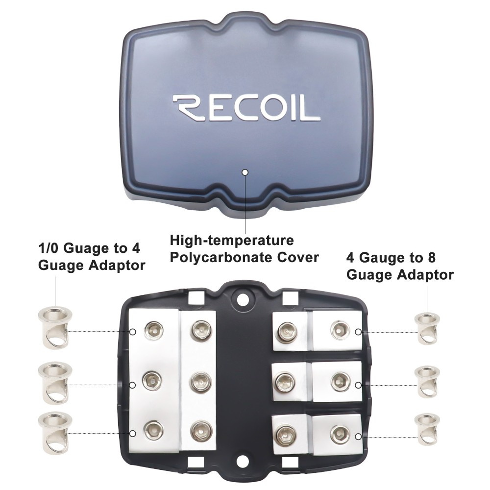 Recoil MFH13 Mini-ANL-Sicherungshalter 3x50mm² bis 3x20mm²