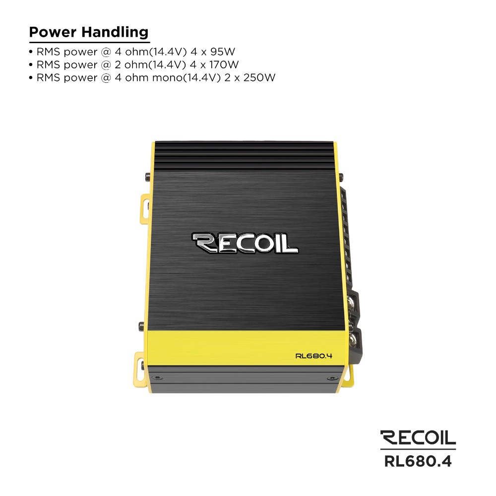 Recoil RL680.4, 4-Kanal-Endstufe