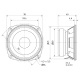 Visaton FRS 8, 3,3-Zoll-Lautsprecherchassis, 8 Ohm Visaton FRS 8, 3,3-Zoll-Lautsprecherchassis, 8 Ohm