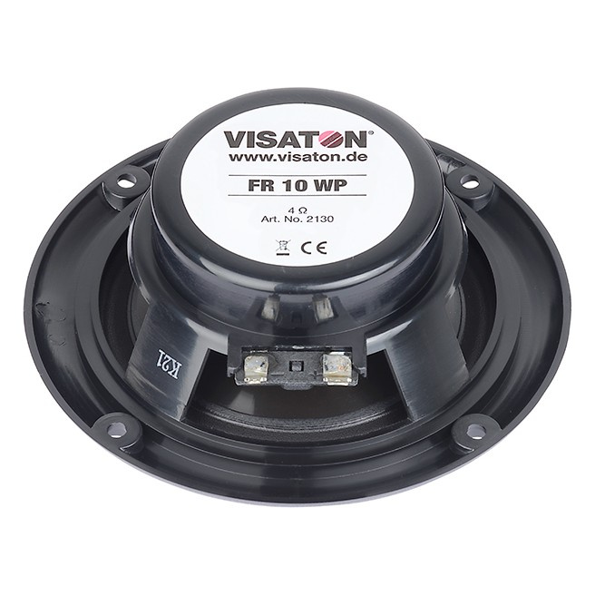 Visaton FR10 WP - 4 Ohm, Einbaulautsprecher für die Decke in Schwarz, Stück