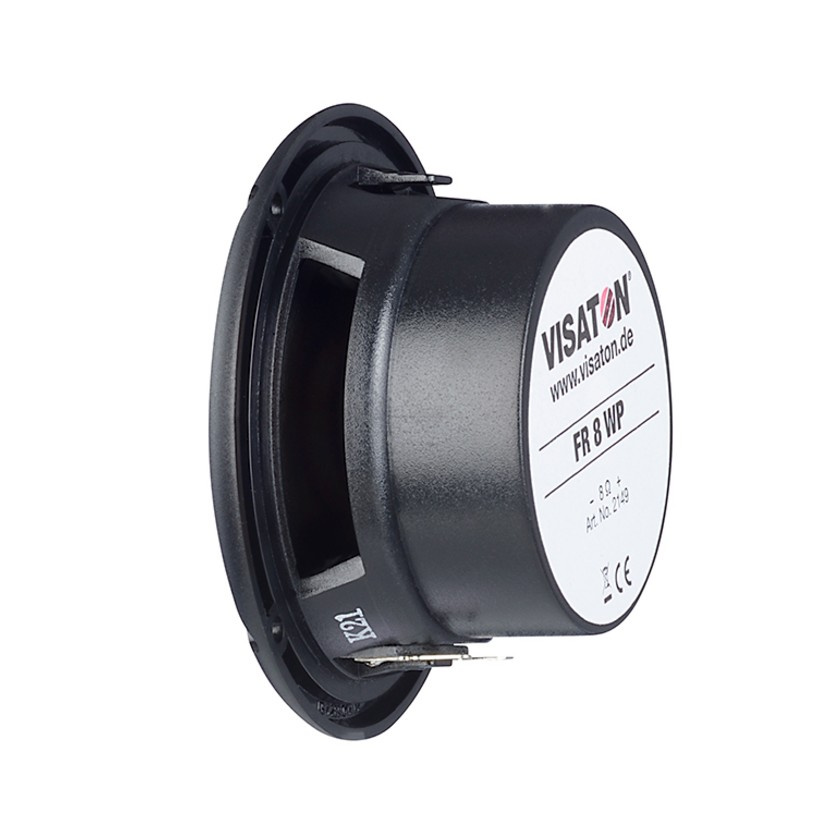 Visaton FR 8 WP, wetterfester 3.3-Zoll-Einbaulautsprecher, 8 Ohm, schwarz, Stück
