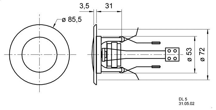 Visaton Einbaulautsprecher DL5