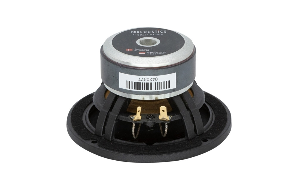 SB Acoustics SB12NRX25-4, 4-Zoll Tief-/Mitteltöner