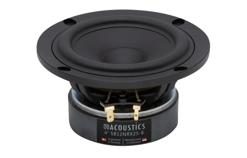 SB Acoustics SB12NRX25-8, 4-Zoll Tief-/Mitteltöner